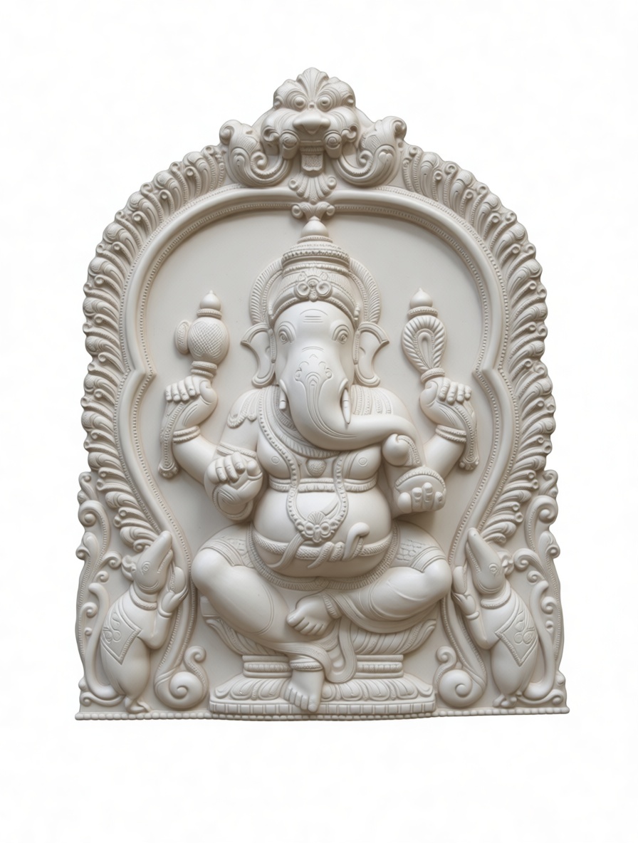 Ganesha Relief Sculpture free 3D printable STL