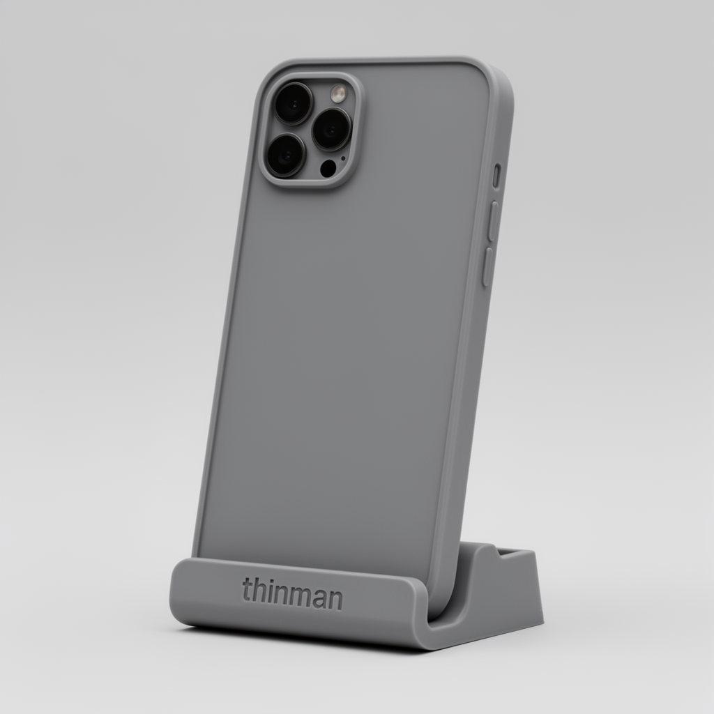 TTM Thinman Phone Stand free 3D printable STL