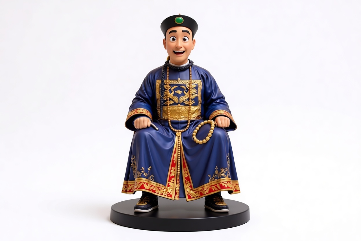 Chinese Imperial Official Figurine free 3D printable STL