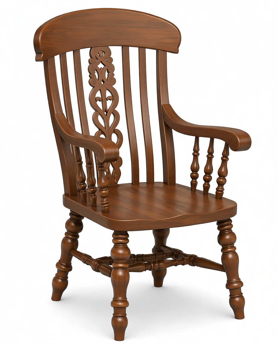Windsor Armchair Model free 3D printable STL