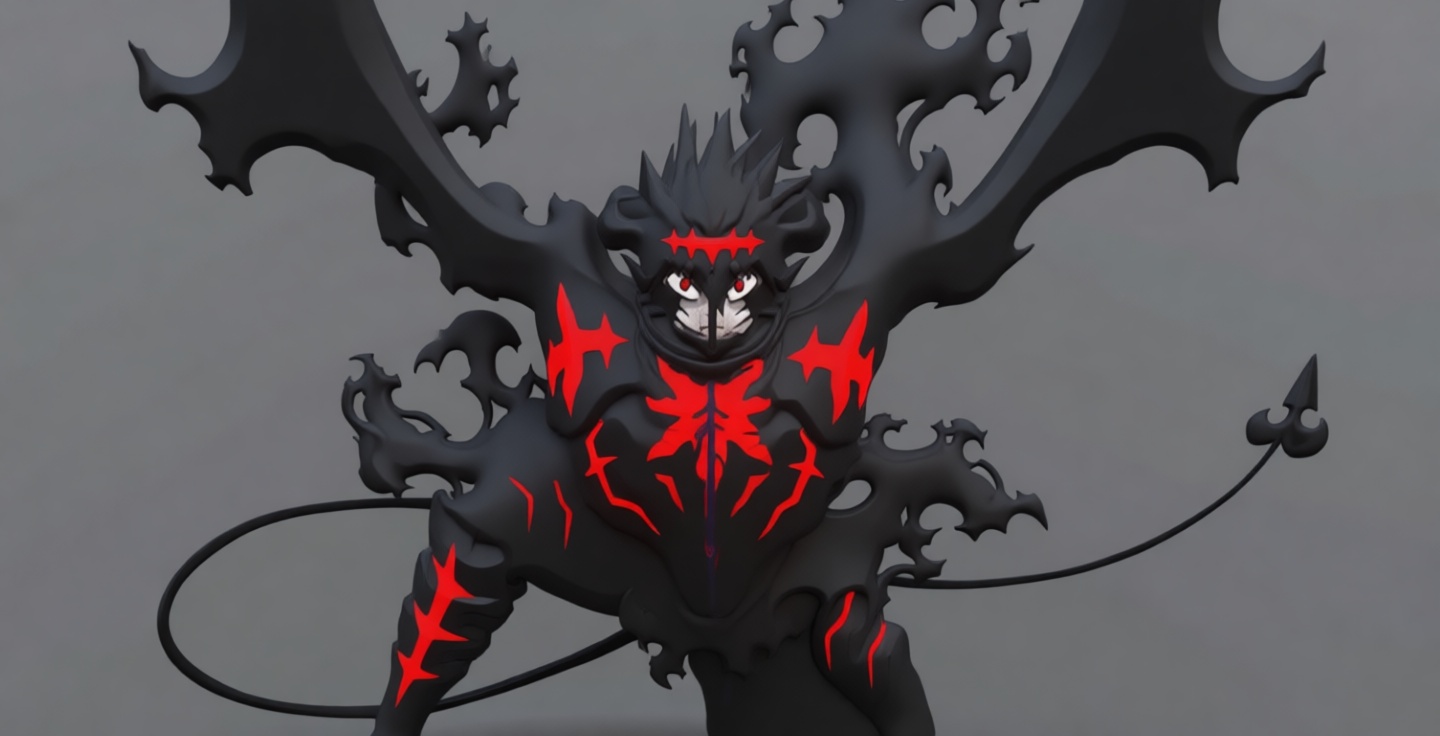 Demon Cat 3D Figurine free 3D printable STL