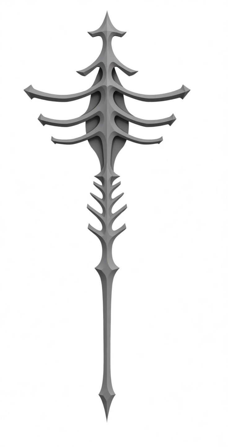Ornate Fantasy Sword free 3D printable STL