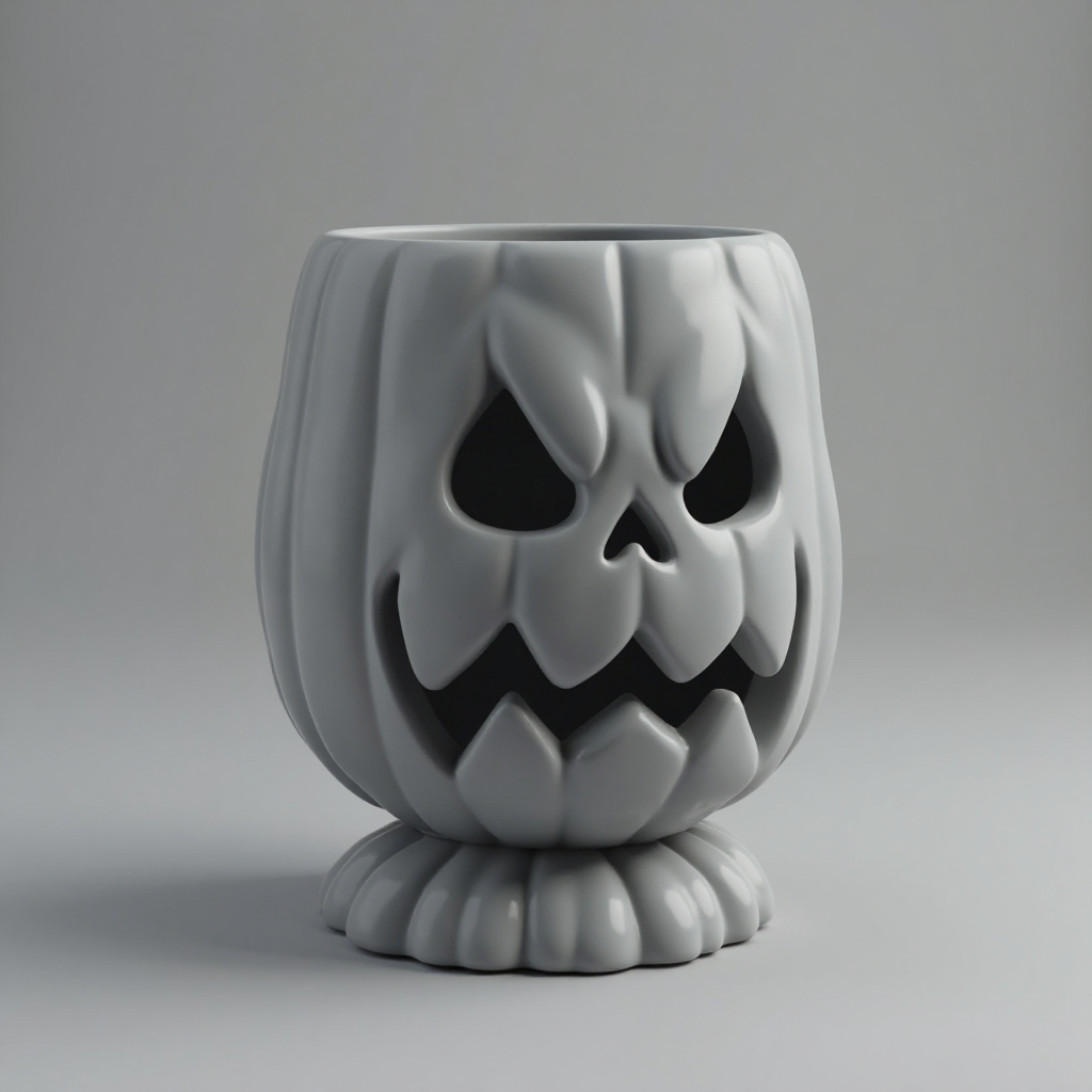 Spooky Pumpkin Tumbler free 3D printable STL