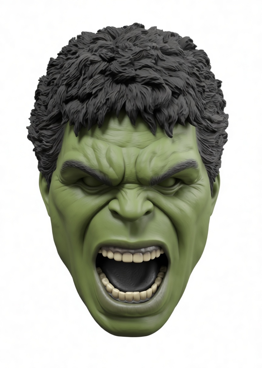 Hulk Bust free 3D printable STL