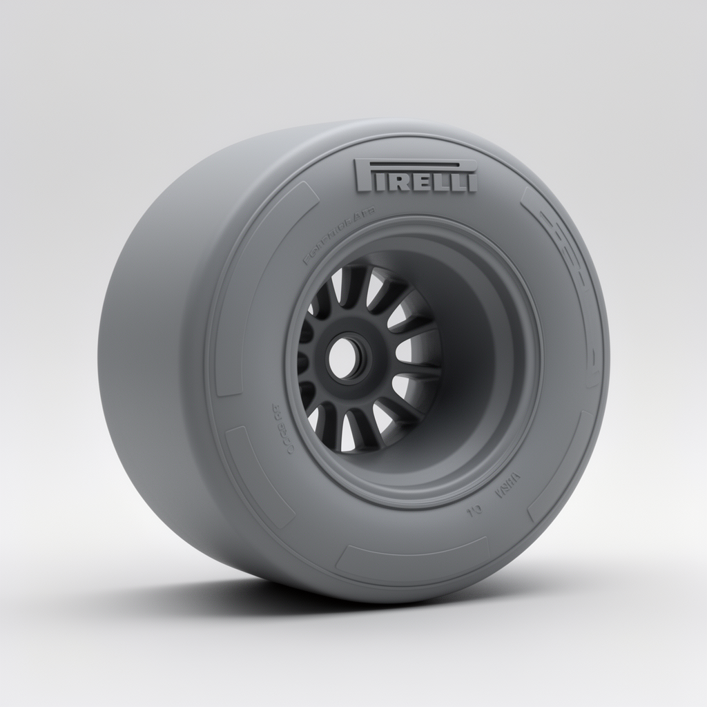 Pirelli F1 Tire Model free 3D printable STL