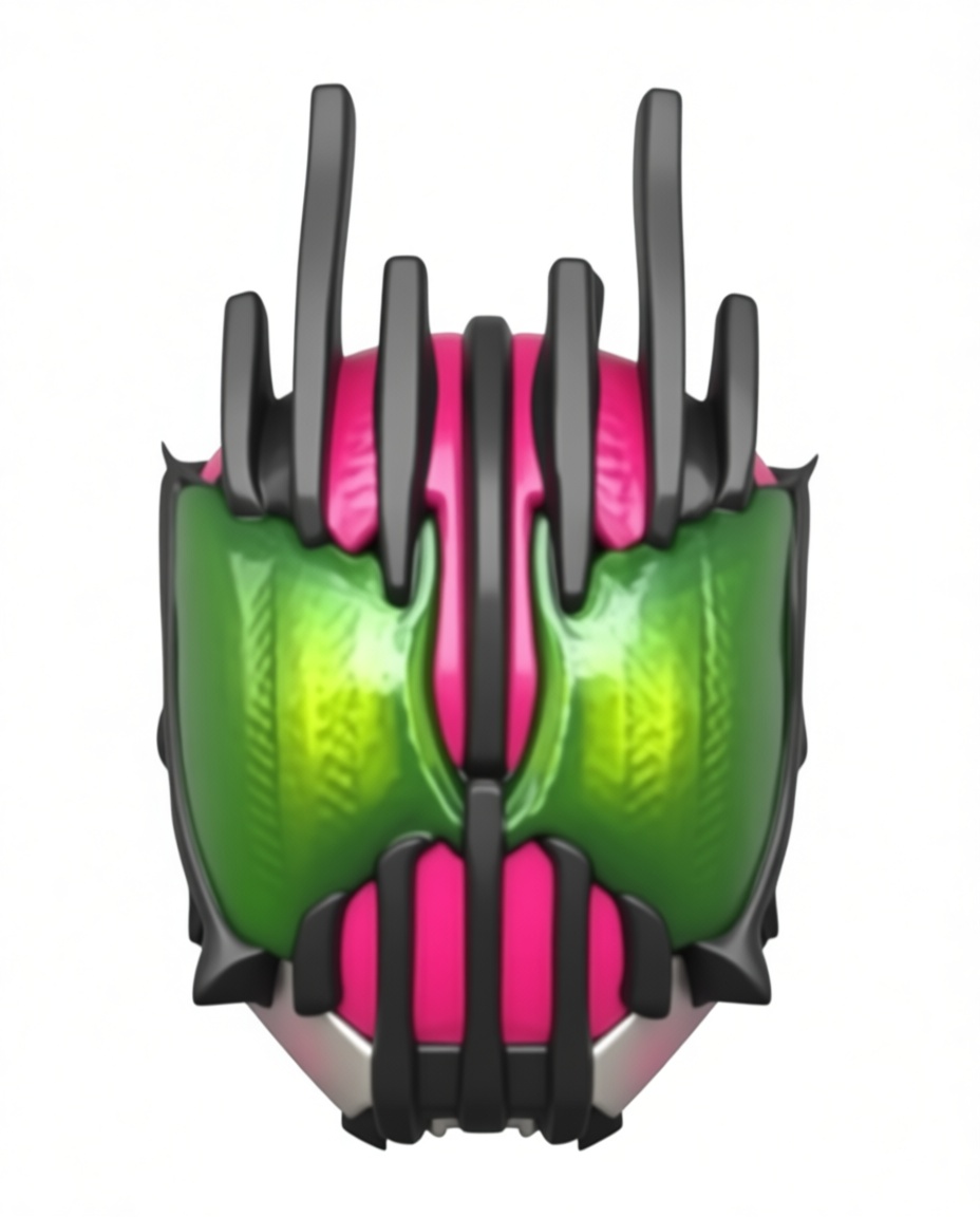 Kamen Rider W Helmet free 3D printable STL