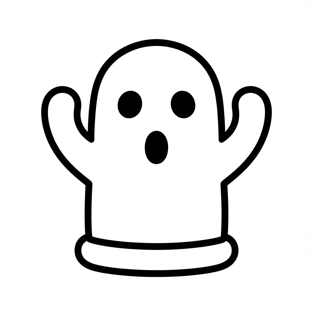 Ghost Oven Mitt Figurine free 3D printable STL