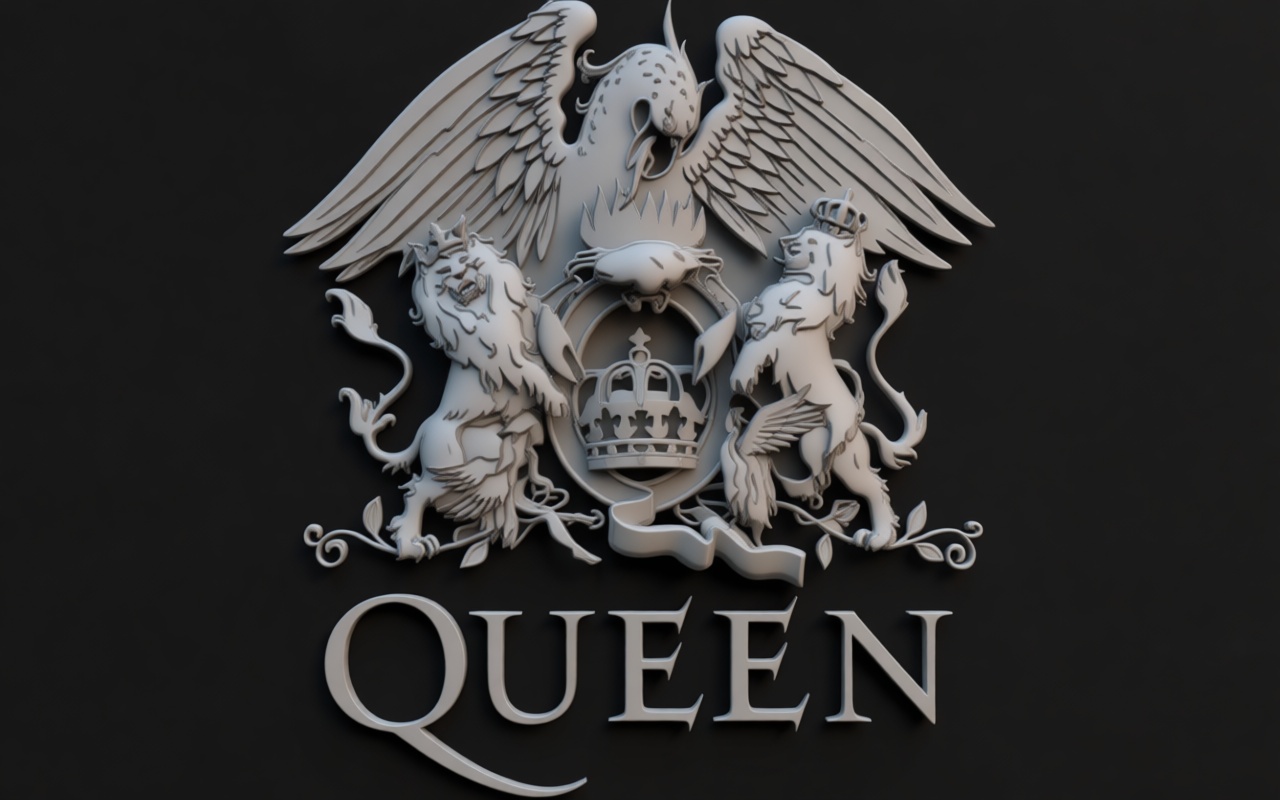 Queen Band Emblem free 3D printable STL