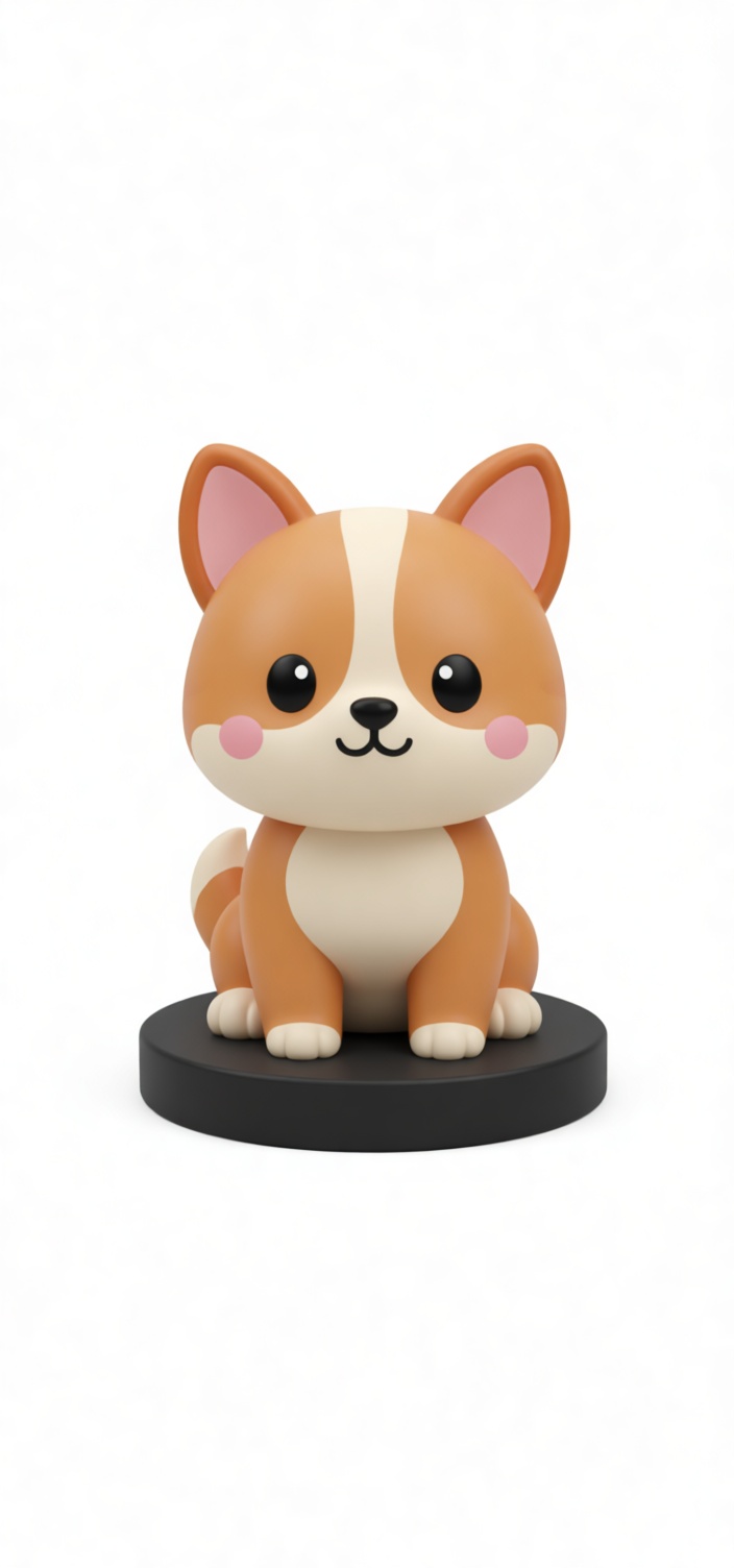 Corgi Dog Figurine free 3D printable STL