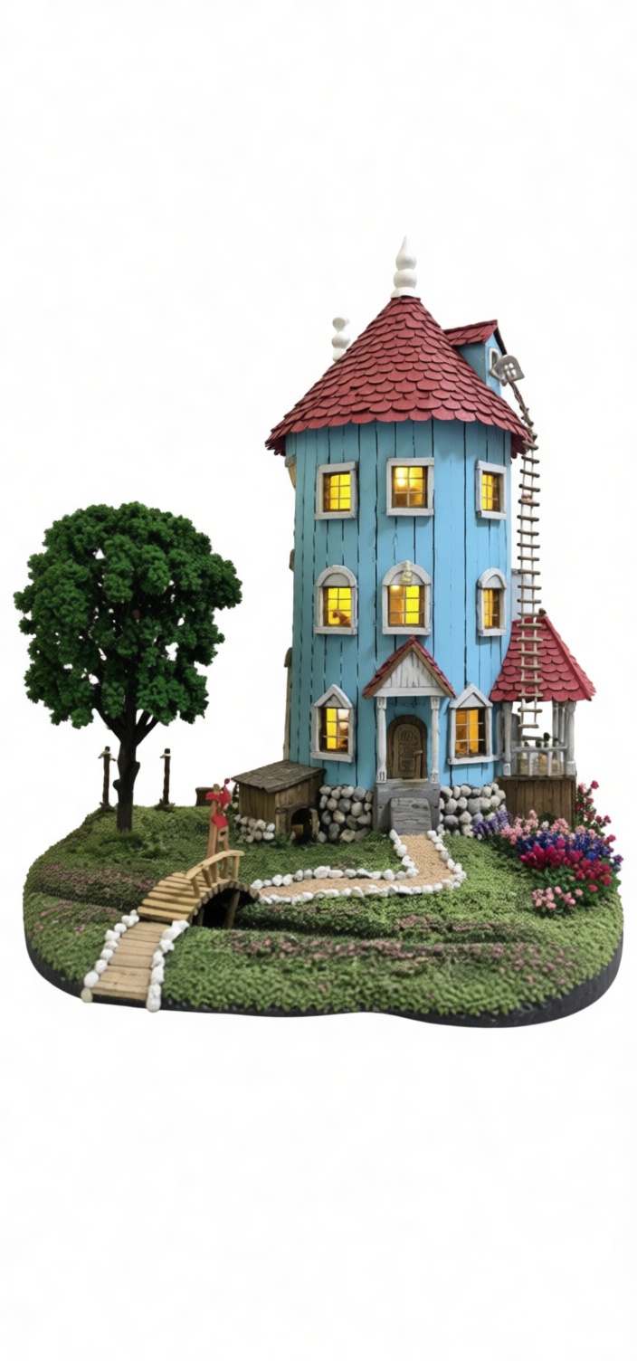 Moominhouse Model free 3D printable STL
