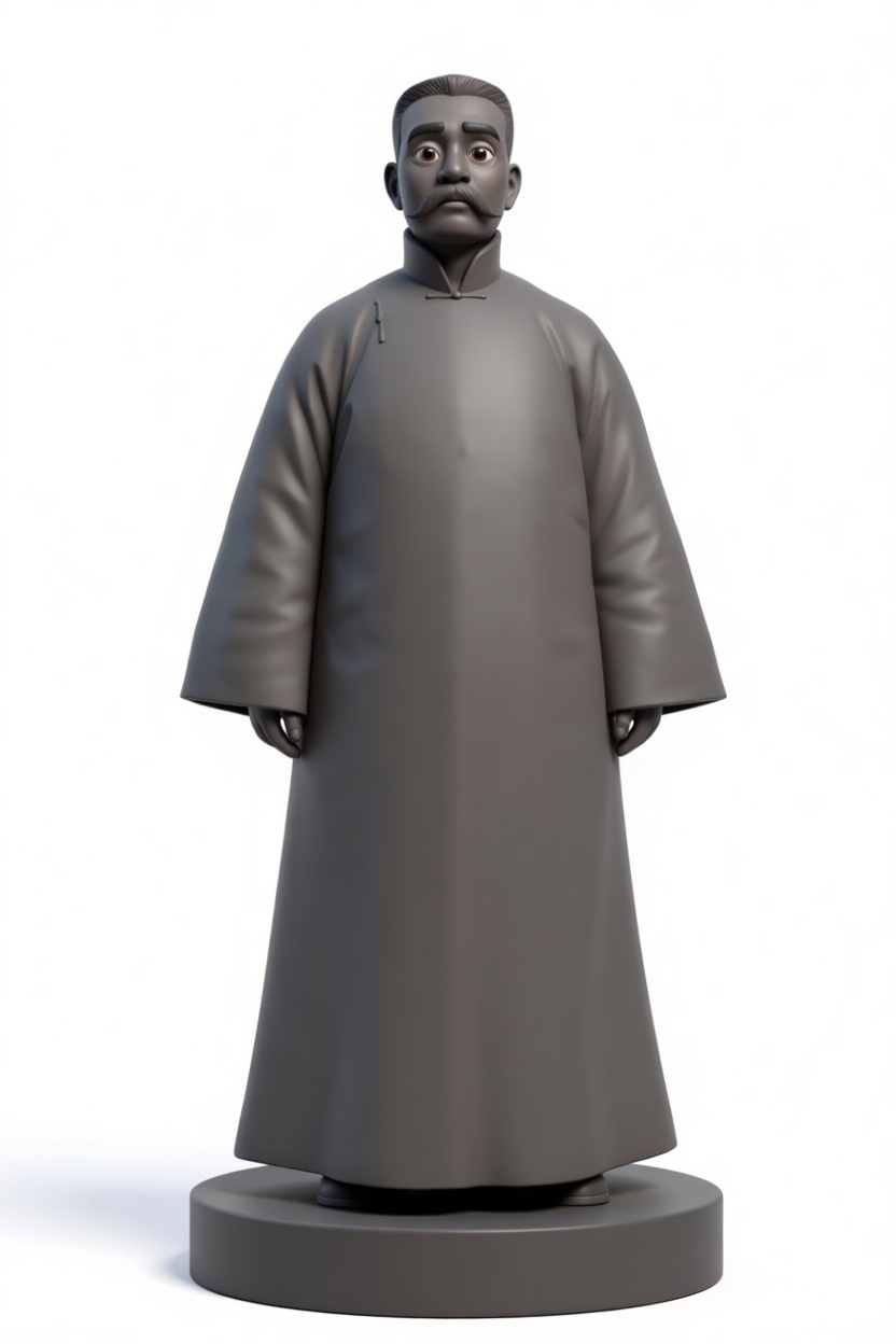Manchu Official Figurine free 3D printable STL