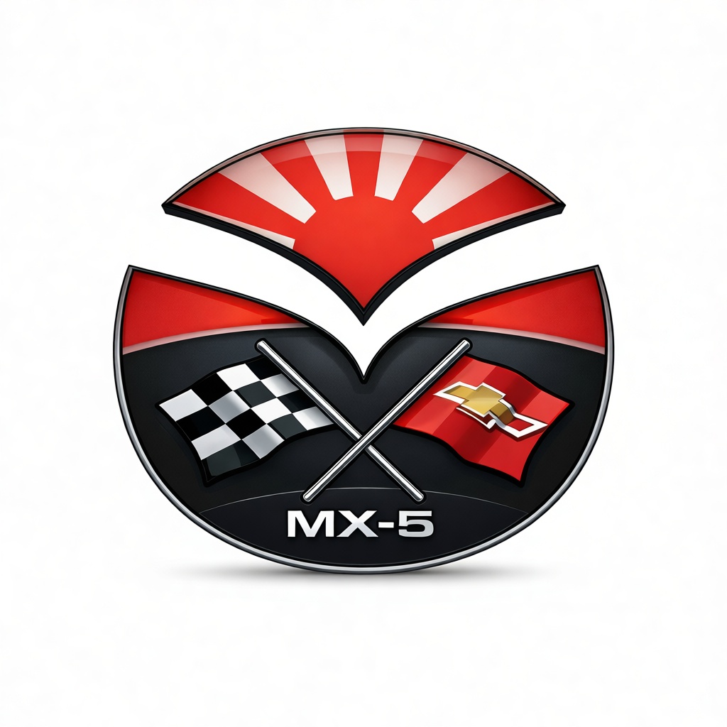 MX-5 Emblem Badge free 3D printable STL
