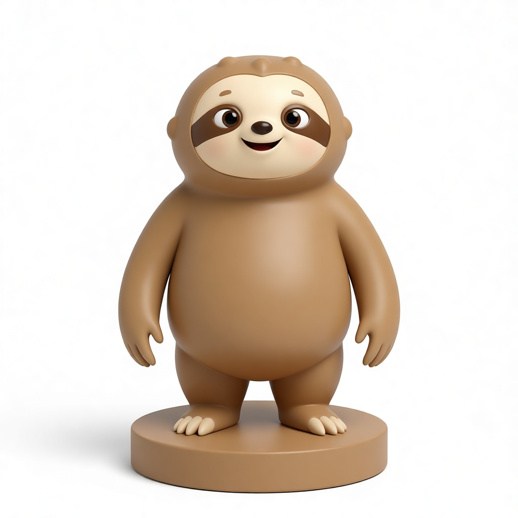 Cute Sloth Figurine free 3D printable STL