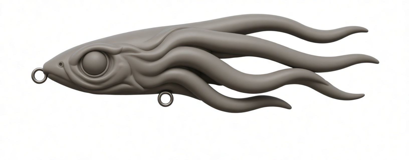 Squid Fishing Lure Model free 3D printable STL