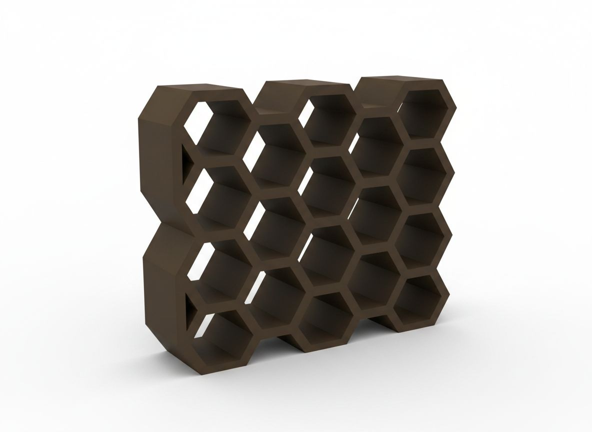 Honeycomb Shelf Model free 3D printable STL