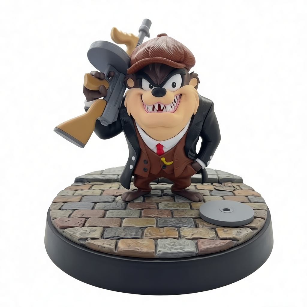 Taz Peaky Blinders Figurine free 3D printable STL