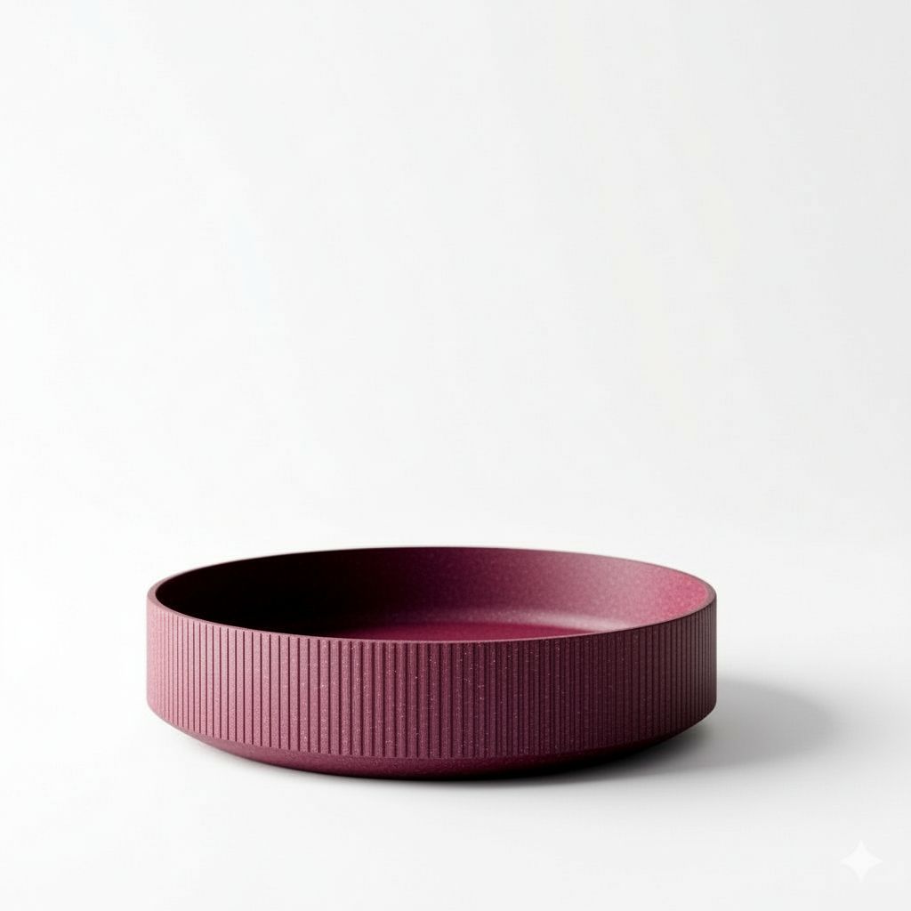 Textured Circular Tray free 3D printable STL