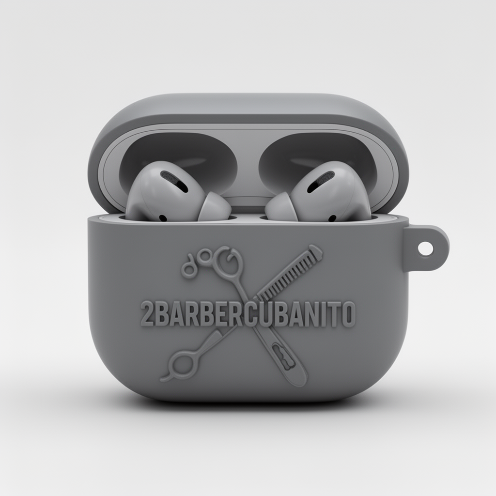 Barber Style AirPods Case free 3D printable STL