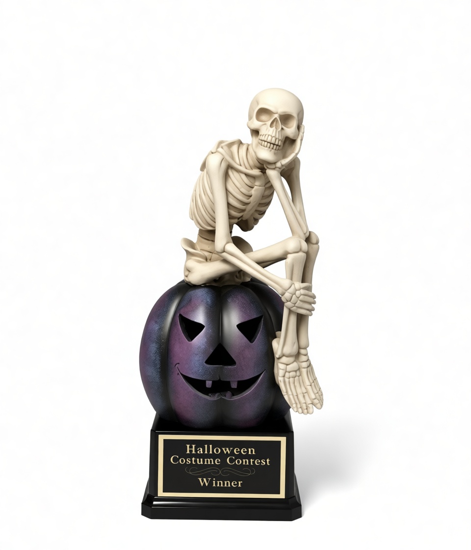 Halloween Skeleton Trophy free 3D printable STL