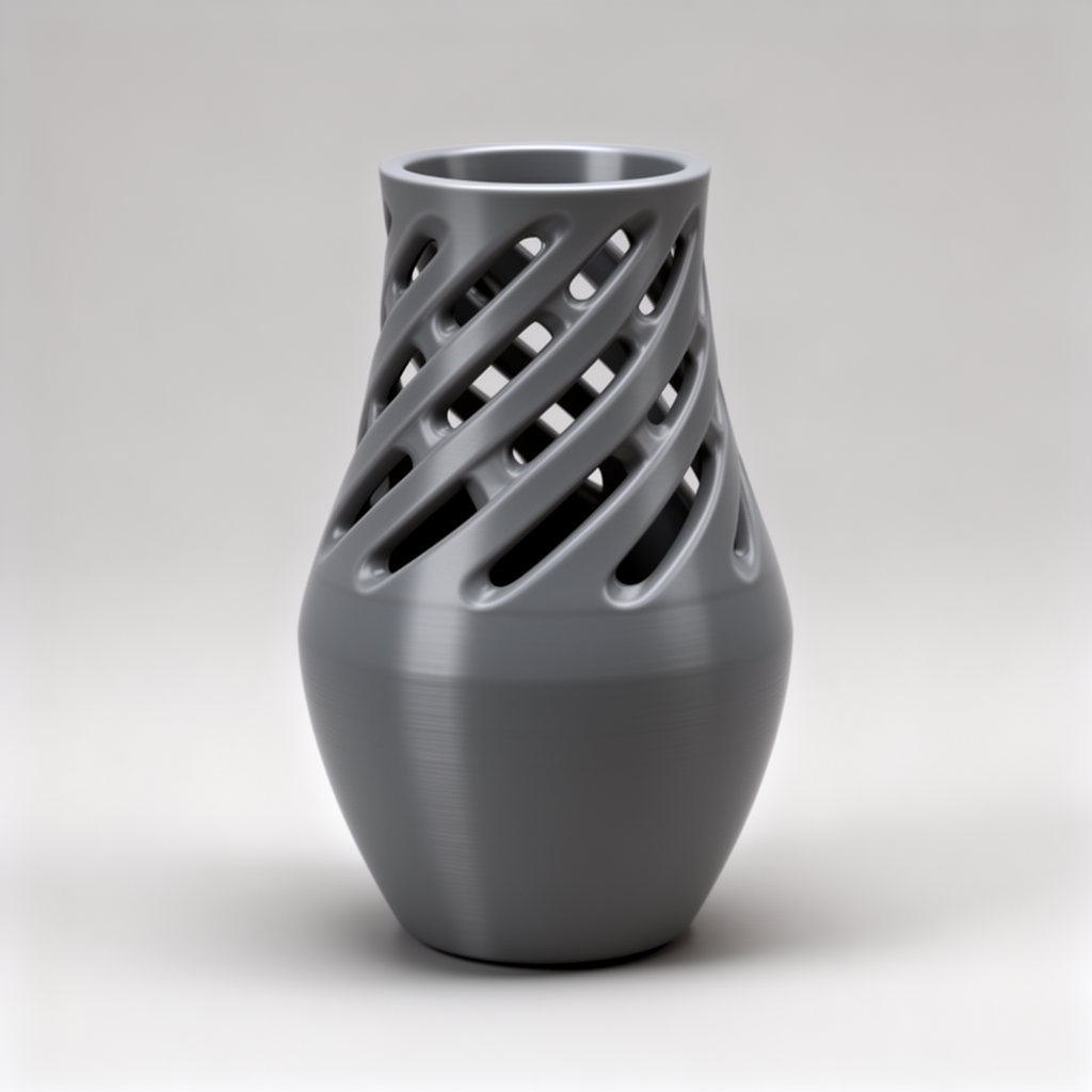 Diagonal Hole Vase free 3D printable STL