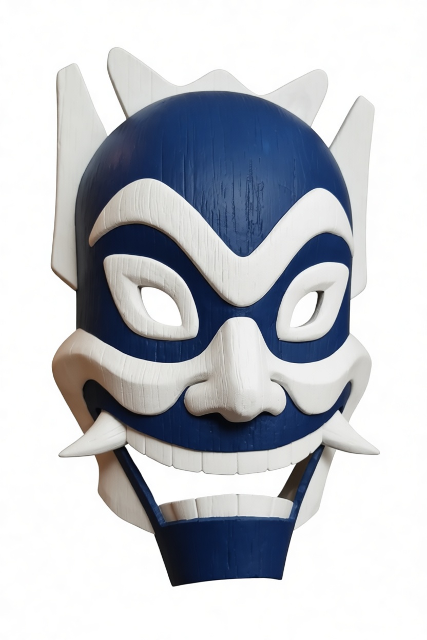 Japanese Hannya Mask free 3D printable STL