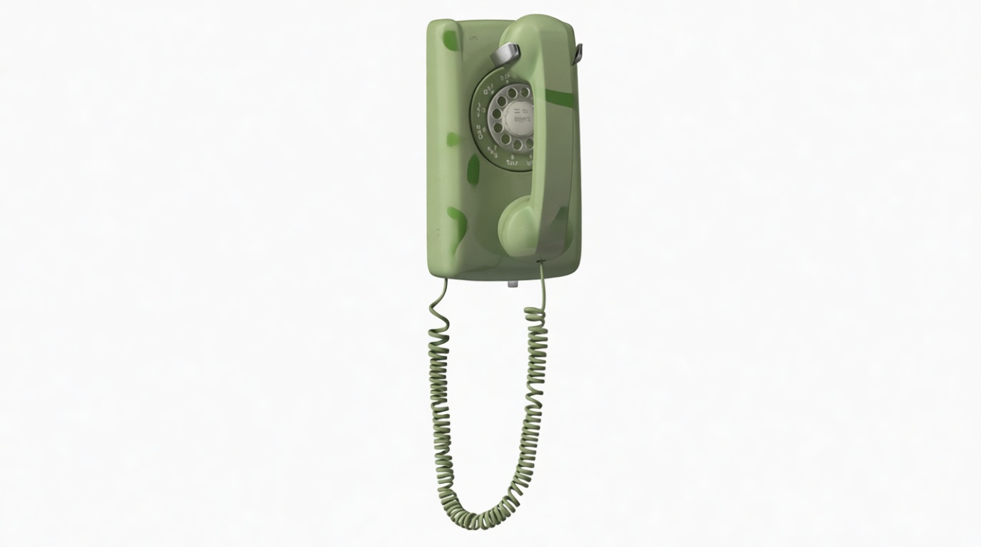 Rotary Wall Phone Model free 3D printable STL