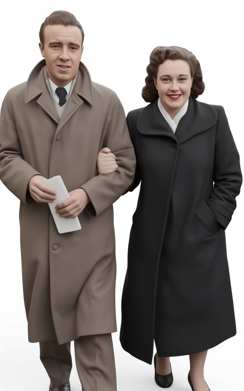 1940s Couple Figurine free 3D printable STL