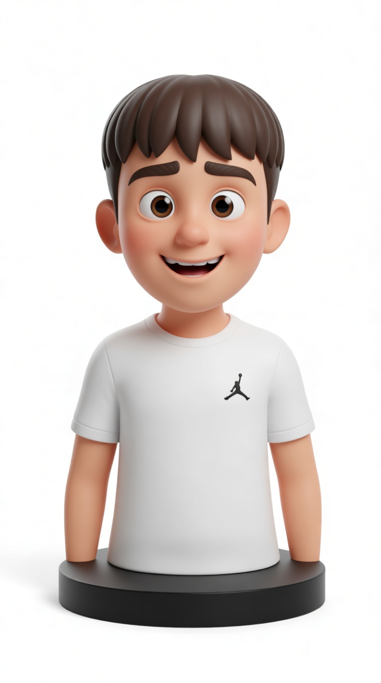 Smiling Boy Bust free 3D printable STL