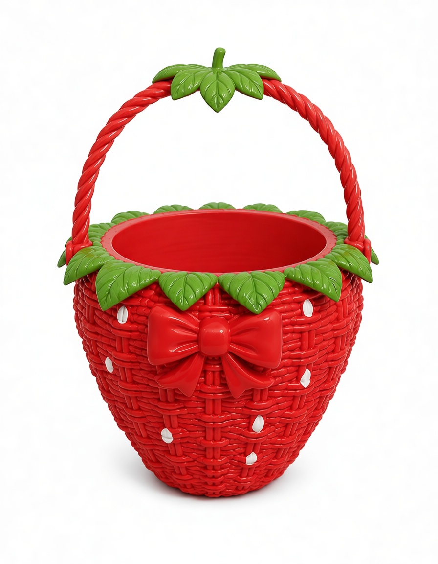 Strawberry Basket Model free 3D printable STL