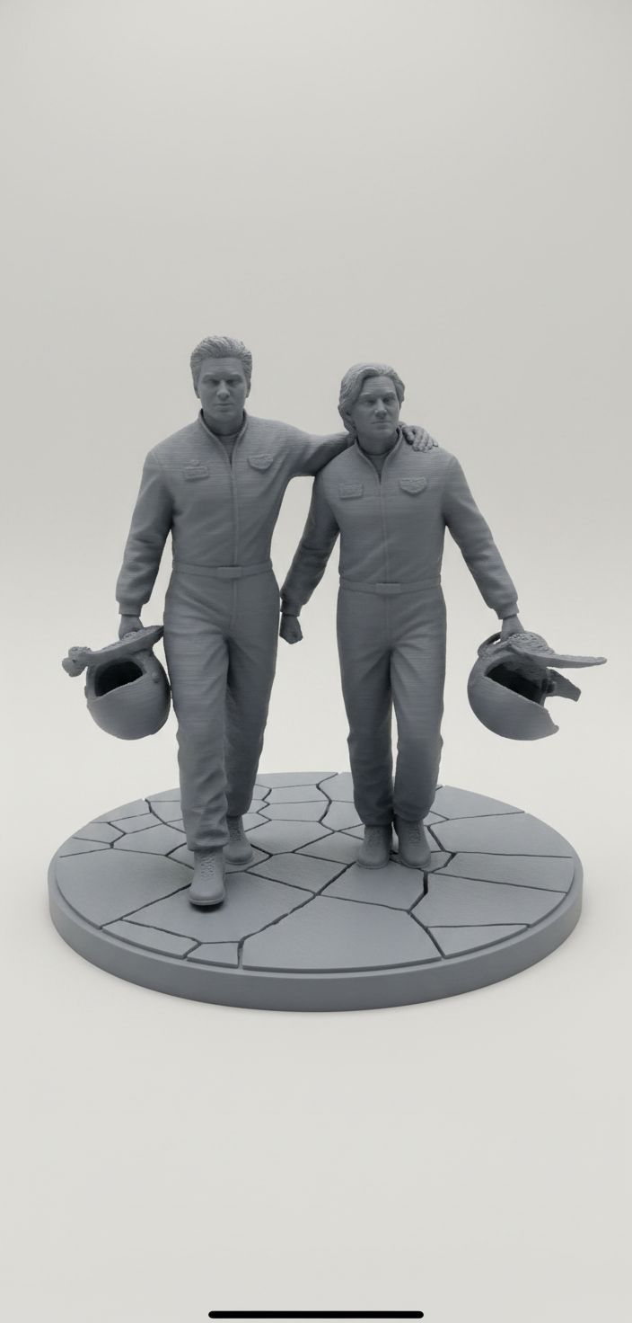 Top Gun Maverick and Goose Figurine free 3D printable STL