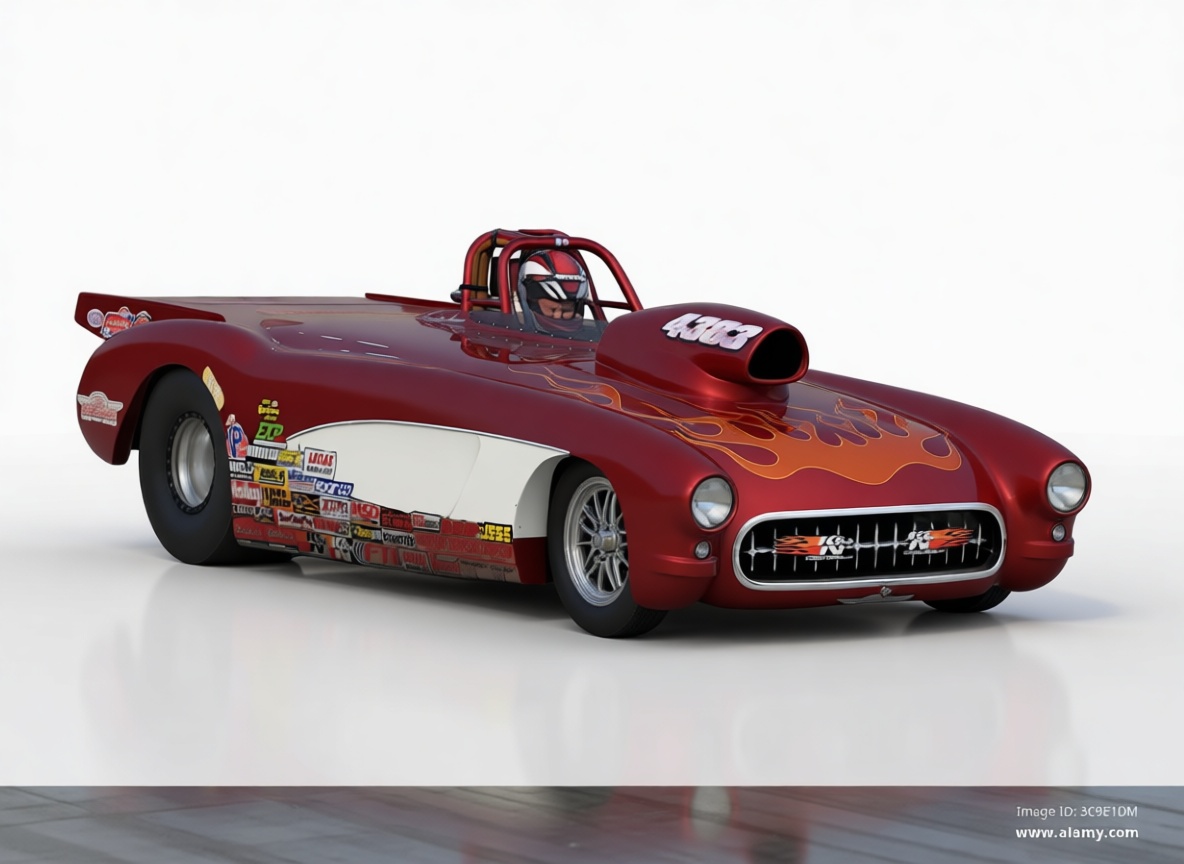 1957 Corvette Dragster Model free 3D printable STL
