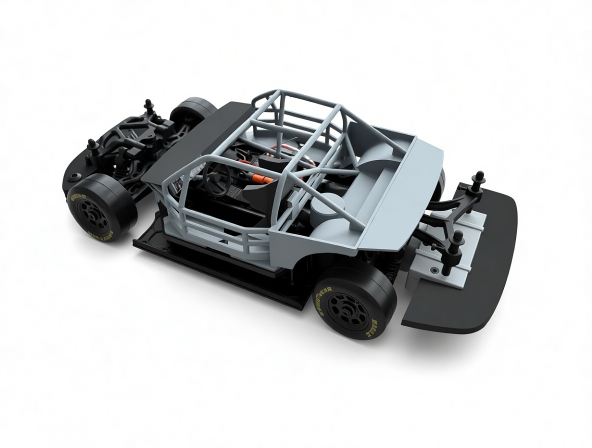NASCAR Stock Car Chassis Model free 3D printable STL