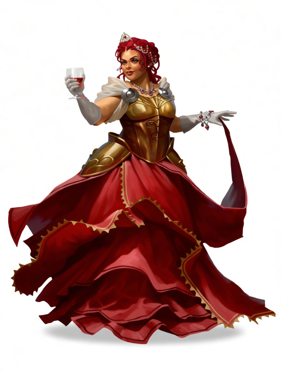 Red Queen Figurine free 3D printable STL
