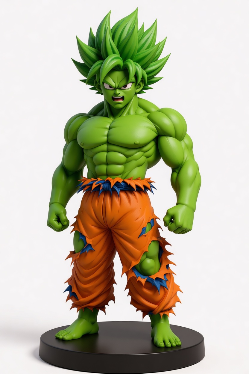 Broly Dragon Ball Figurine free 3D printable STL