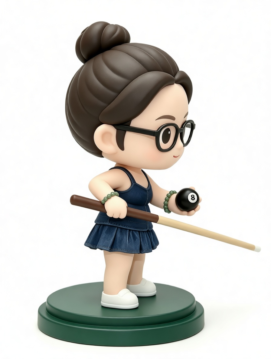 Pool Player Figurine free 3D printable STL