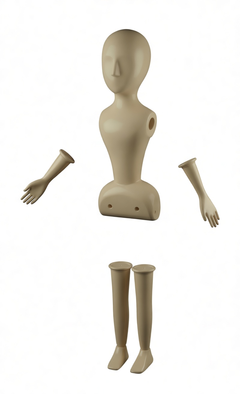 Mannequin Figure Model free 3D printable STL