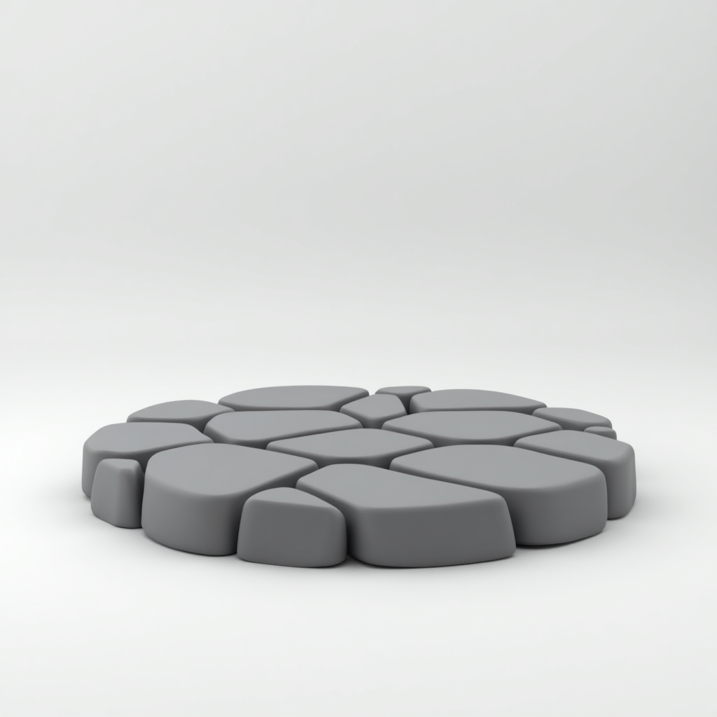 Natural Edge Stone Pathway free 3D printable STL