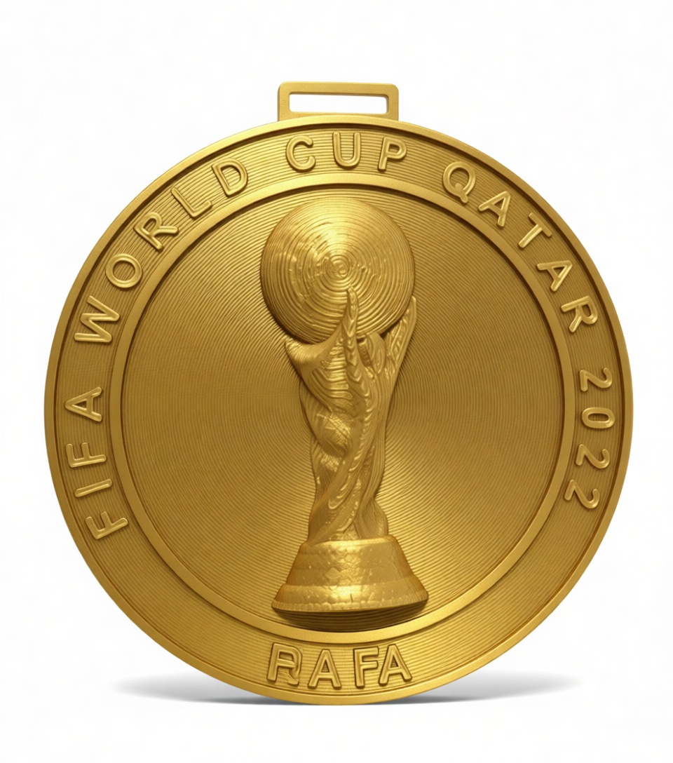 FIFA World Cup 2022 Medal free 3D printable STL