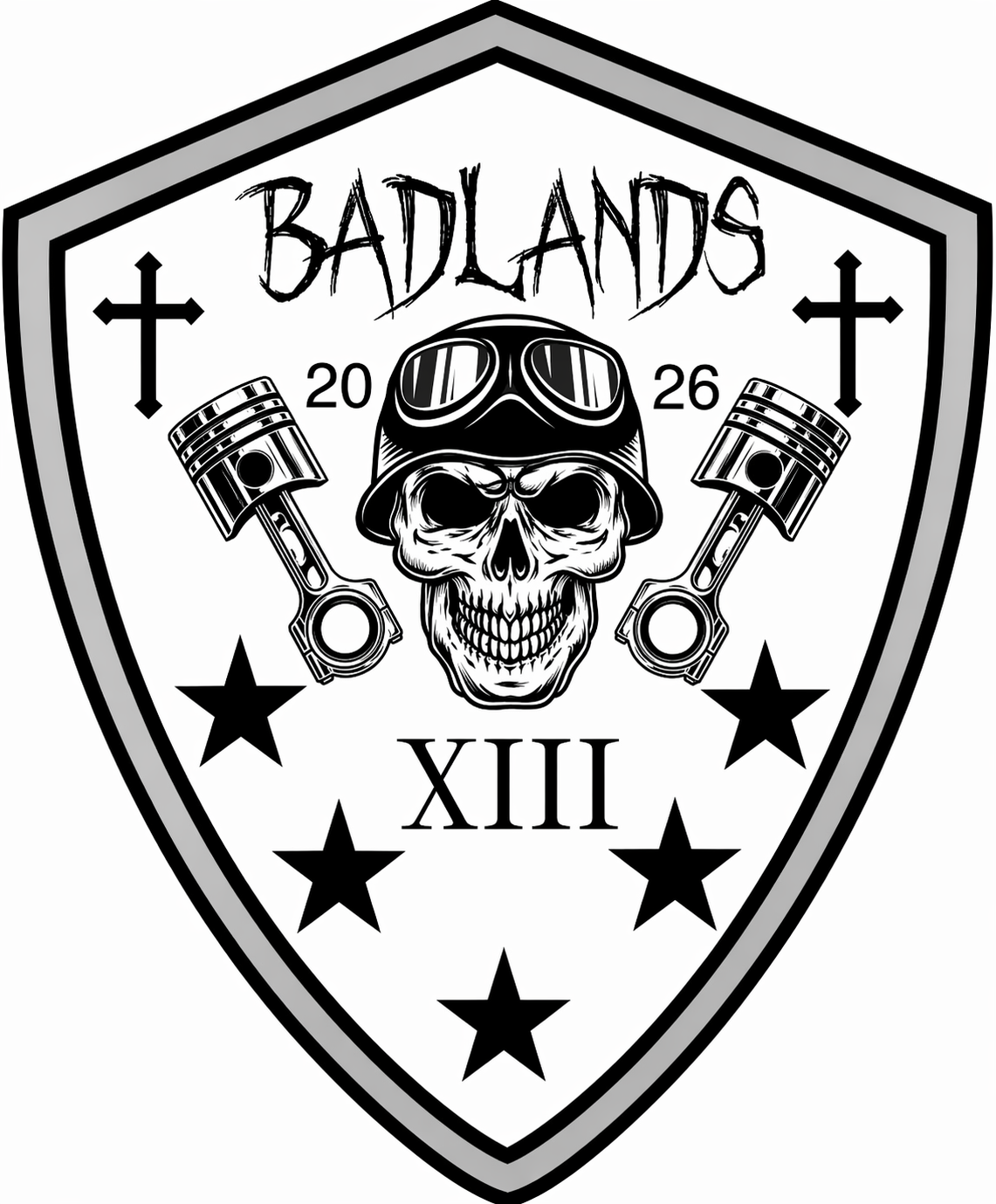 Badlands Skull Emblem free 3D printable STL