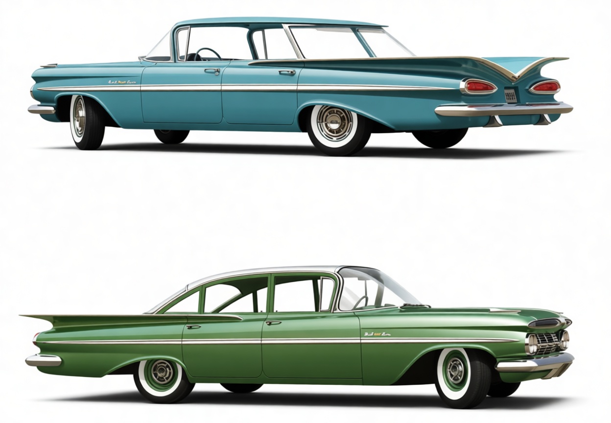 1959 Chevrolet Biscayne Sedan free 3D printable STL