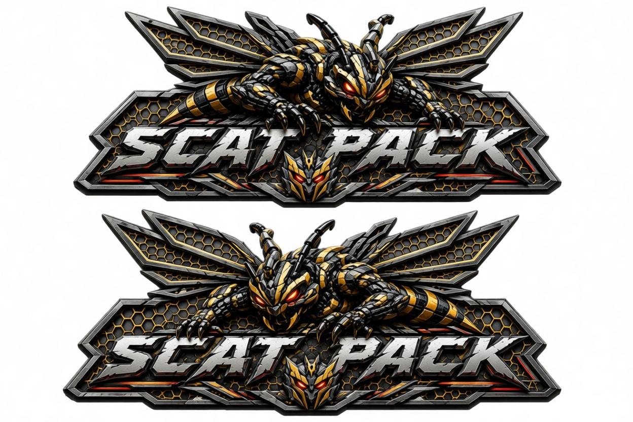 Scat Pack Bee Emblem free 3D printable STL