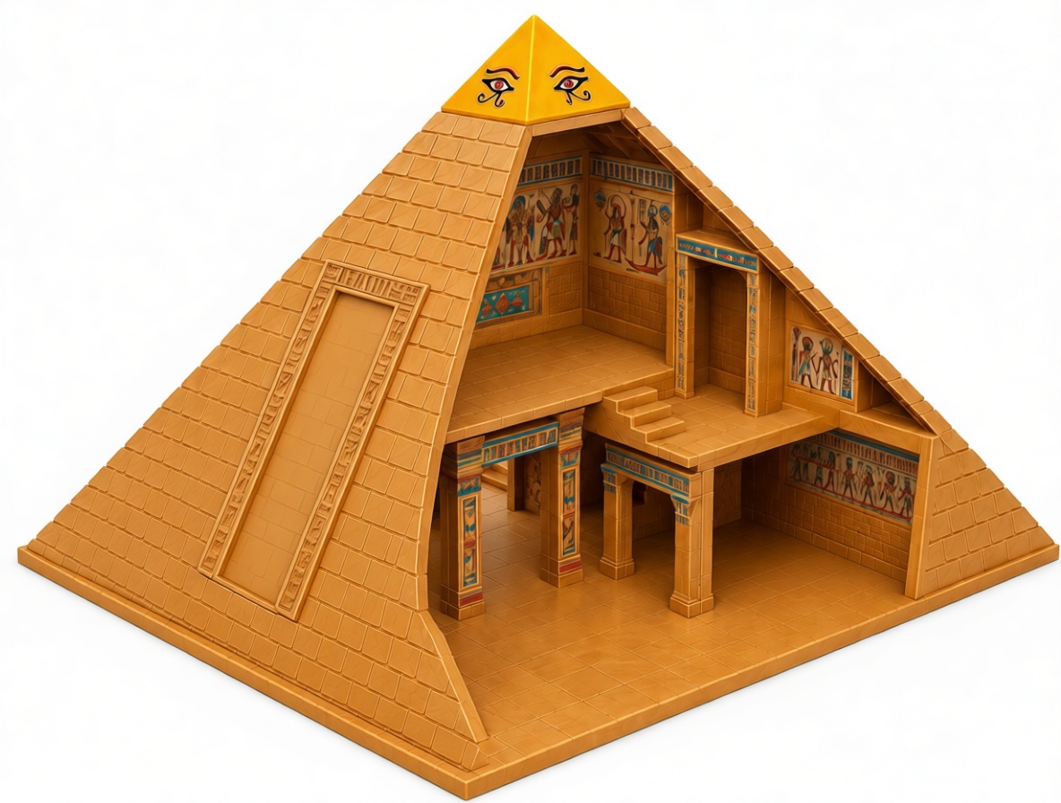 Egyptian Pyramid Model free 3D printable STL