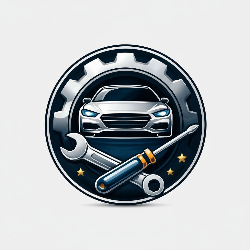 Car Mechanic Emblem free 3D printable STL