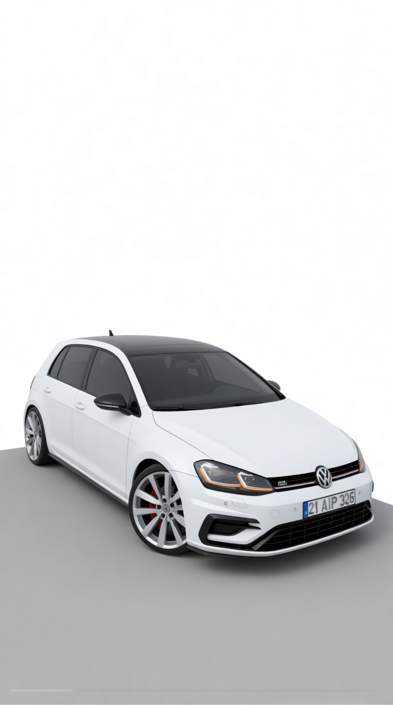 Volkswagen Golf R Hatchback free 3D printable STL