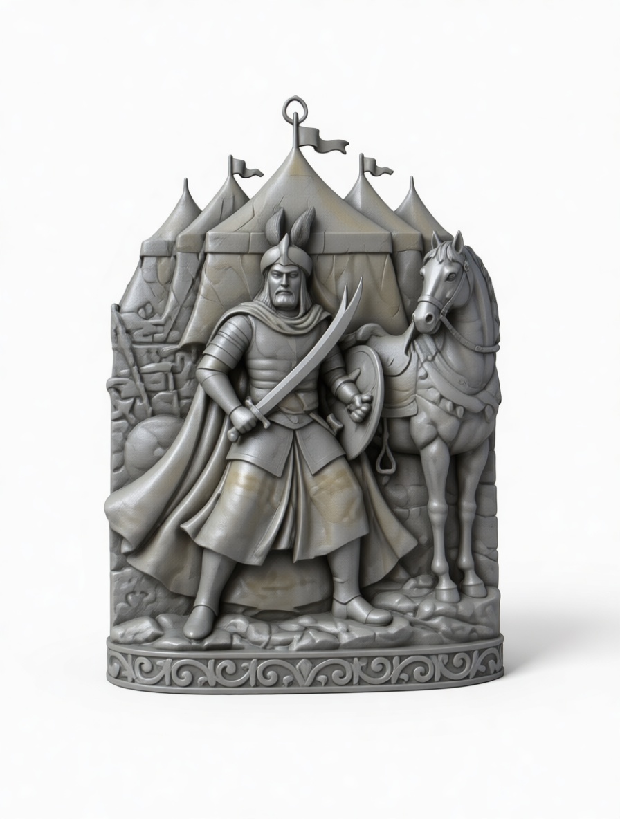 Medieval Knight Figurine free 3D printable STL
