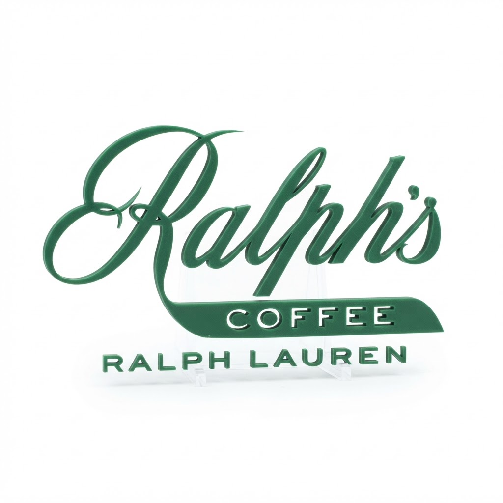 Ralph's Coffee Logo Sign free 3D printable STL