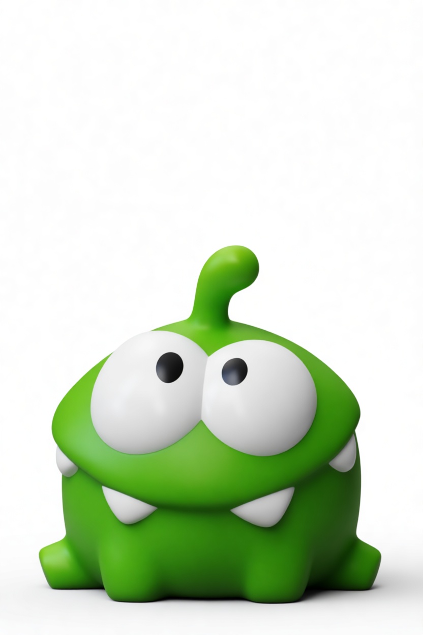 Om Nom Figurine - Free 3D Printable STL File