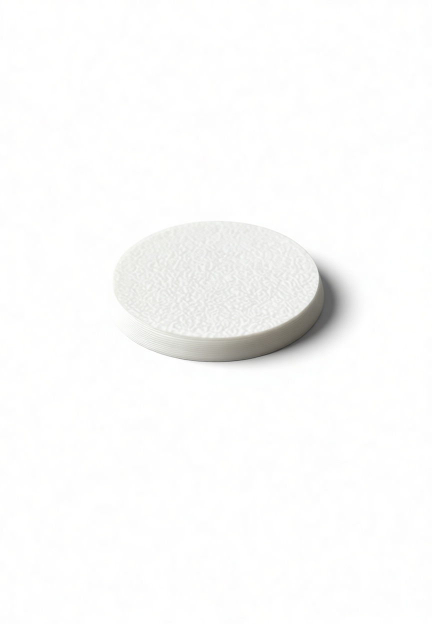 Textured Round Coaster free 3D printable STL