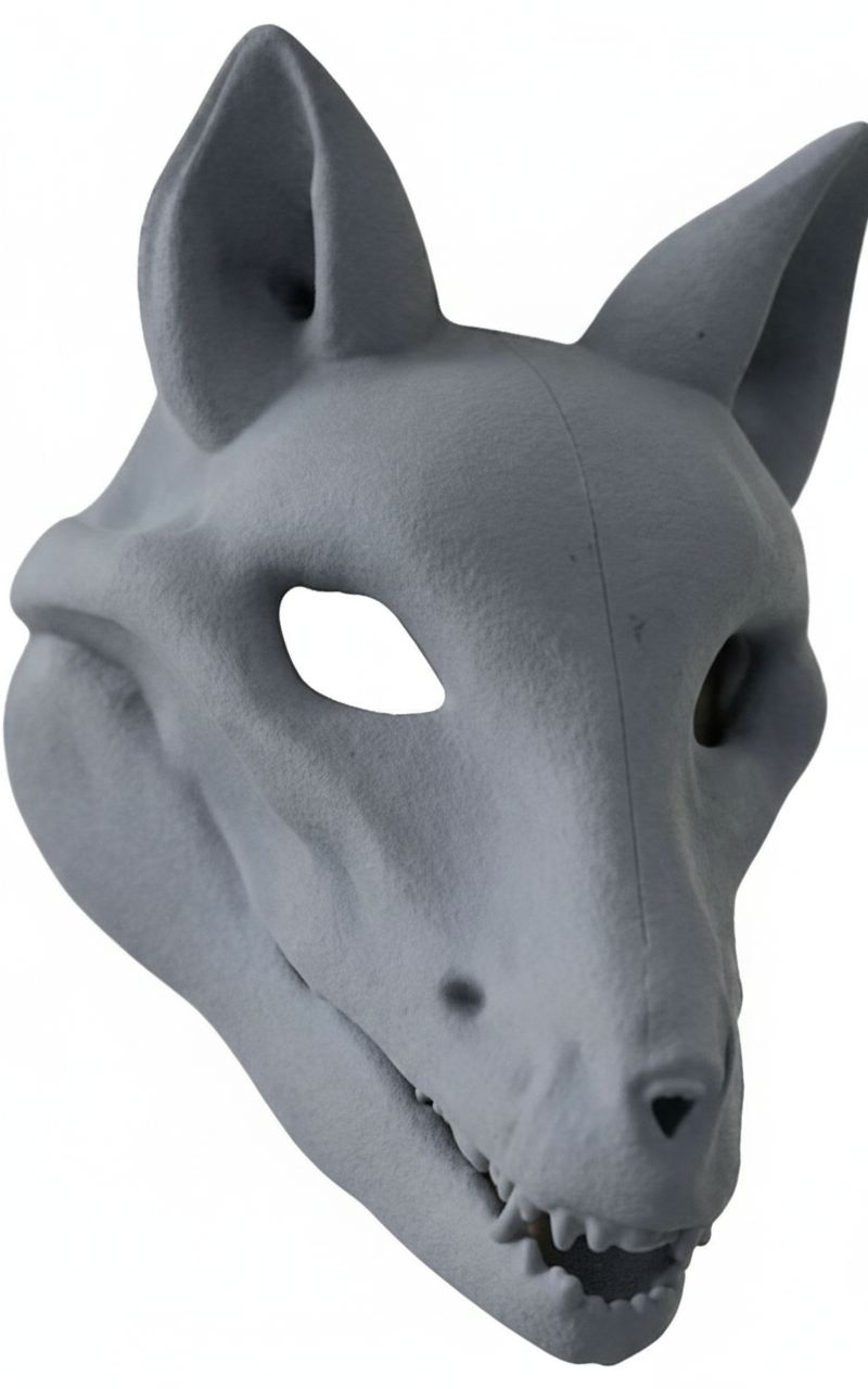 Wolf Skull Mask free 3D printable STL