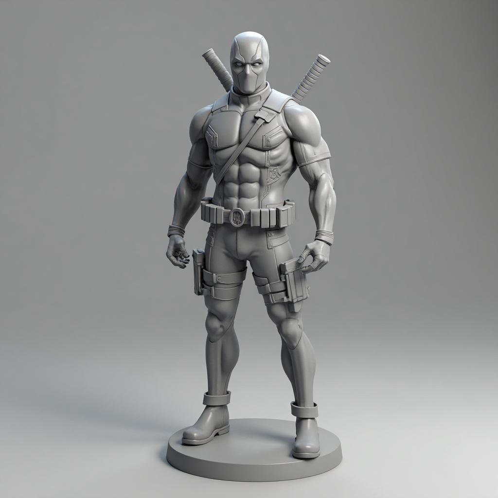 Deadpool Bust free 3D printable STL